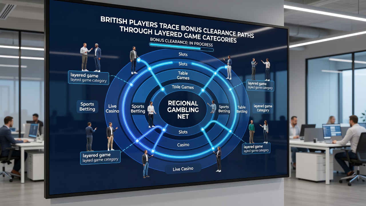 Layered game categories and bonus clearance routes in UK regional networks