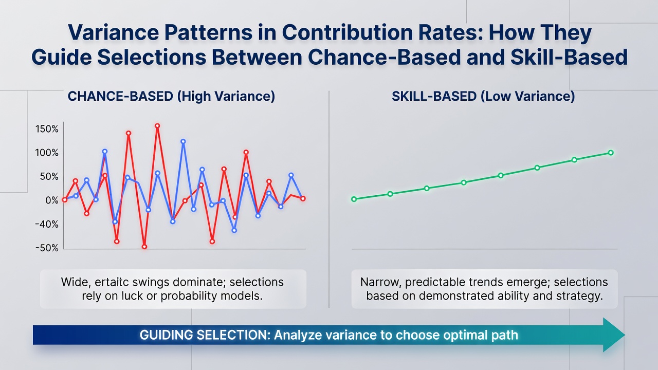 Comparison chart of contribution rates between chance-based slots and skill-based table games